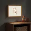 Paard - Bohemian - Pastel - Stippen Light Box met batterij (Wandlamp kind) middel -sfeer5_kind