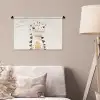 Dinosaurus - Pastel kleuren Wandkleed katoen klein -sfeer4