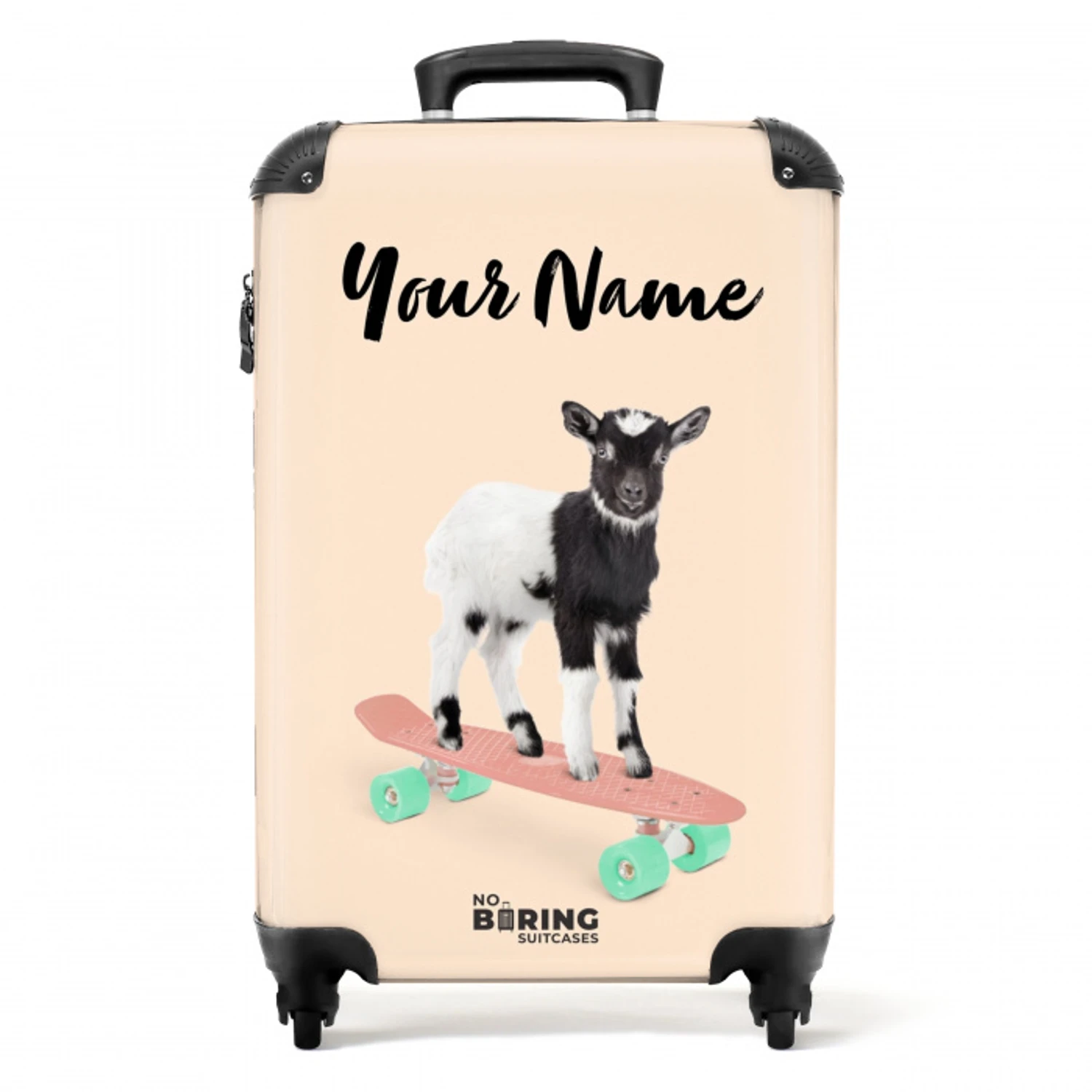 Boardende bok NBS - Handbagage koffer - Kinderen Unisex middel -productfoto_recht