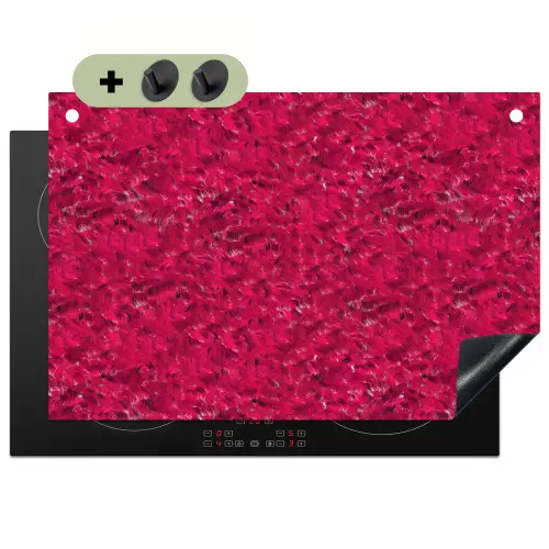 Vloeiend - Verf - Texturen - Rood Inductie beschemer met haakjes klein 777 -3d