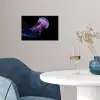 Kwal - Doorzichtig - Roze - Tentakels poster papier klein -sfeer3
