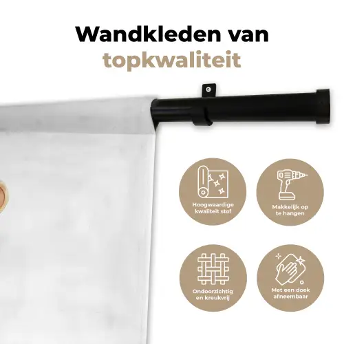 Aap - Baby - Jungle dieren Wandkleed katoen klein -sfeer2