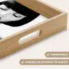 Vrouw - Lolly - Zwart - Wit Dienblad Rechthoek middel -USP_HandgreepNL