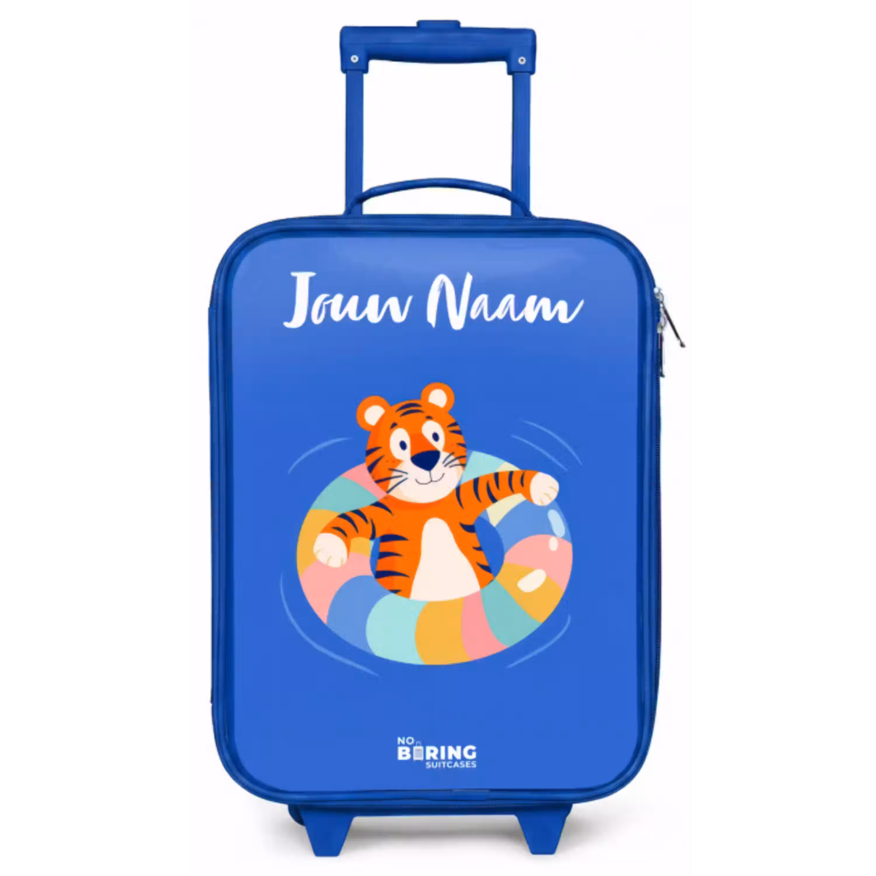 Tijger - Zwemband - Water Kinderkoffer - Blauw klein -zz3dotto