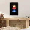 Gaming quotes - Neon - House of gaming - Kroon - Tekst plexiglas 5mm klein -sfeer4