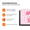 Amore vita sole - Roze - Hartjes Inductie beschermer vinyl 3mm klein -zzzzzzz-td-ups