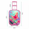 Verbluffende vlinder Kinderkoffer - Roze klein -productfoto_formaten