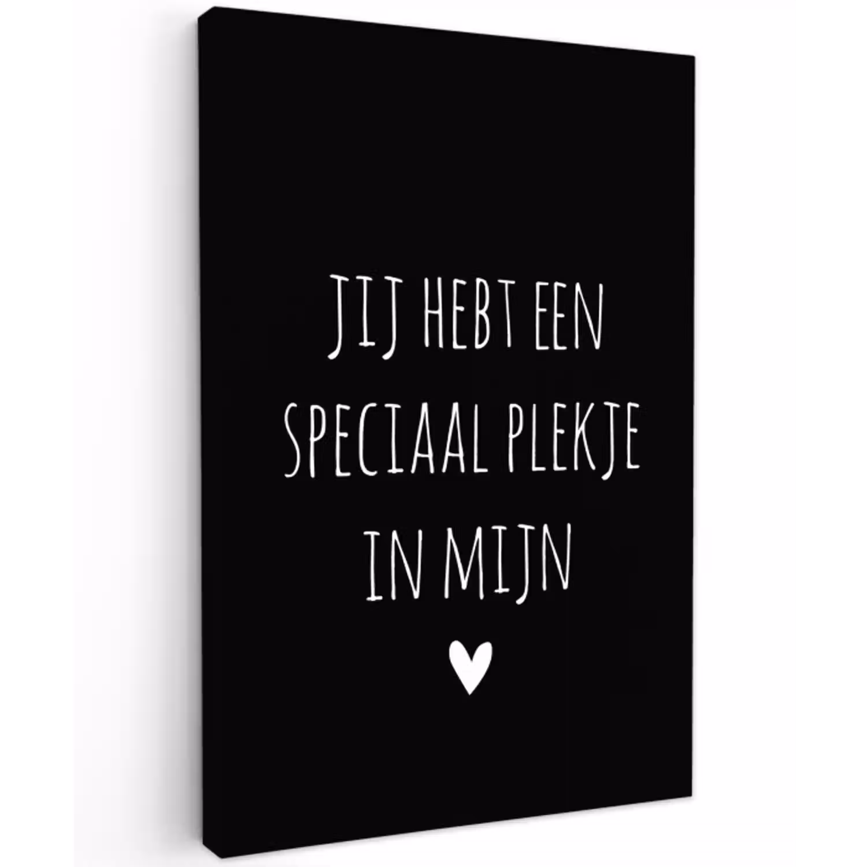 Spreuken - Een speciaal plekje in mijn hart - Quotes Tuinposter op houten frame 2 cm dik klein -3d