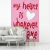Valentijn - Hart - Liefde - Roze fotobehang vinyl groot -woonkamer