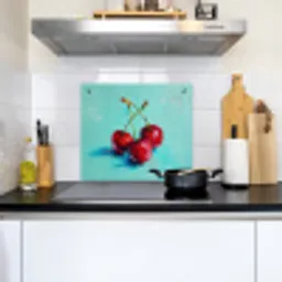 Kersen - Rood - Drie - Geverfd Inductie beschemer met haakjes middel -sfeer2
