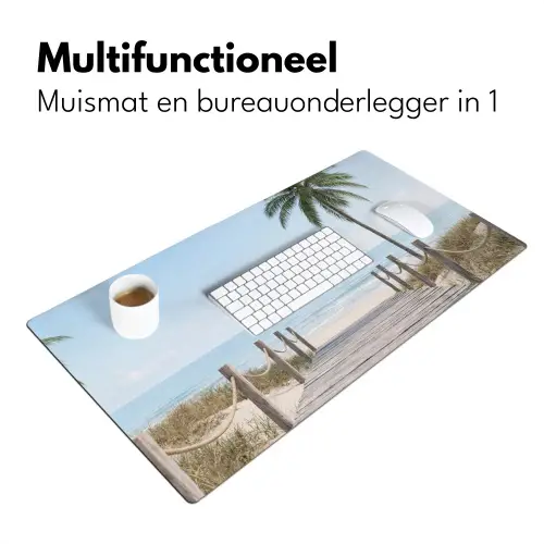 Palmbomen - Pad - Horizon Muismat XXL klein -sfeer4