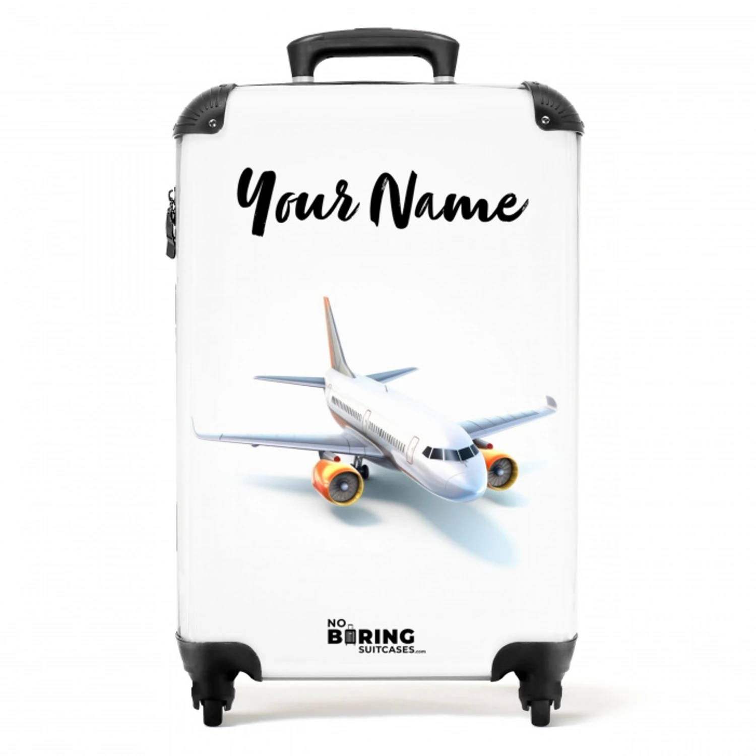 Witte wervelwind NBS - Handbagage koffer - Kinderen Unisex middel -productfoto_recht