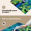 Pauw - Cirkels - Blauw Inductie beschemer met haakjes middel -ky-schoon-nl