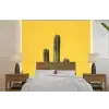 Cactus - Groen - Minimalistisch fotobehang vinyl groot -bed