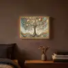 Levensboom - Boom - Abstract - Modern Light Box met batterij (Wandlamp) middel -sfeer4