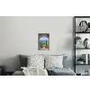 Doorkijk - Toscane - Landschap - Poort Muursticker klein -slaapkamer