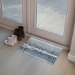 Bos - Reflectie - Meer - Winter - Serene Deurmat klein -sfeer3