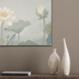 Lotus - Bloemen - Groen PET vilt klein -sfeer6_closeup