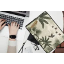 Papagaaien - Jungle - Tropisch - Green laptophoes neopreen klein -bureau