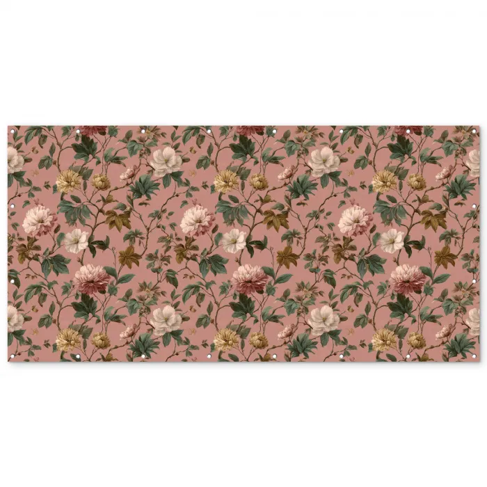 Bloemen - Klassiek - Roze Balkonbeschermer Duitsland klein 596 -zz_3d