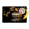 Lichtjes - Champagne - Dienblad - Glazen Placemat vinyl groot -zzzproduct_Kitchenyeah-website