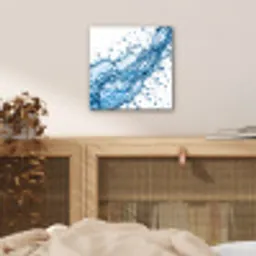 Spash - Water - Blauw aluminium wit klein -sfeer3