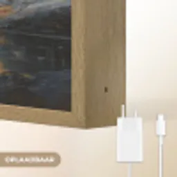 Berglandschap met Gouden Zonsondergang Light Box met batterij (Wandlamp) middel -USP_websiteoplaadbaarNL