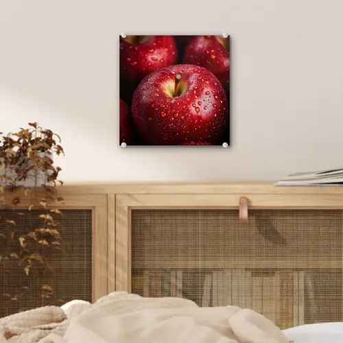 Rood - Appels - Fruit plexiglas 5mm klein -sfeer4