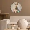 Paashaas - Pastel - Eieren Akoestische PET Vilt - Rond klein -sfeer1