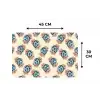 Retro - Disco - Bloemen - Discobal Placemat vinyl groot 368 -specs
