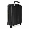 Patronen - Patroon van beige vlekken op Olijfgroene achtergrond NBS - Handbagage koffer - Kinderen Unisex middel -achterkant