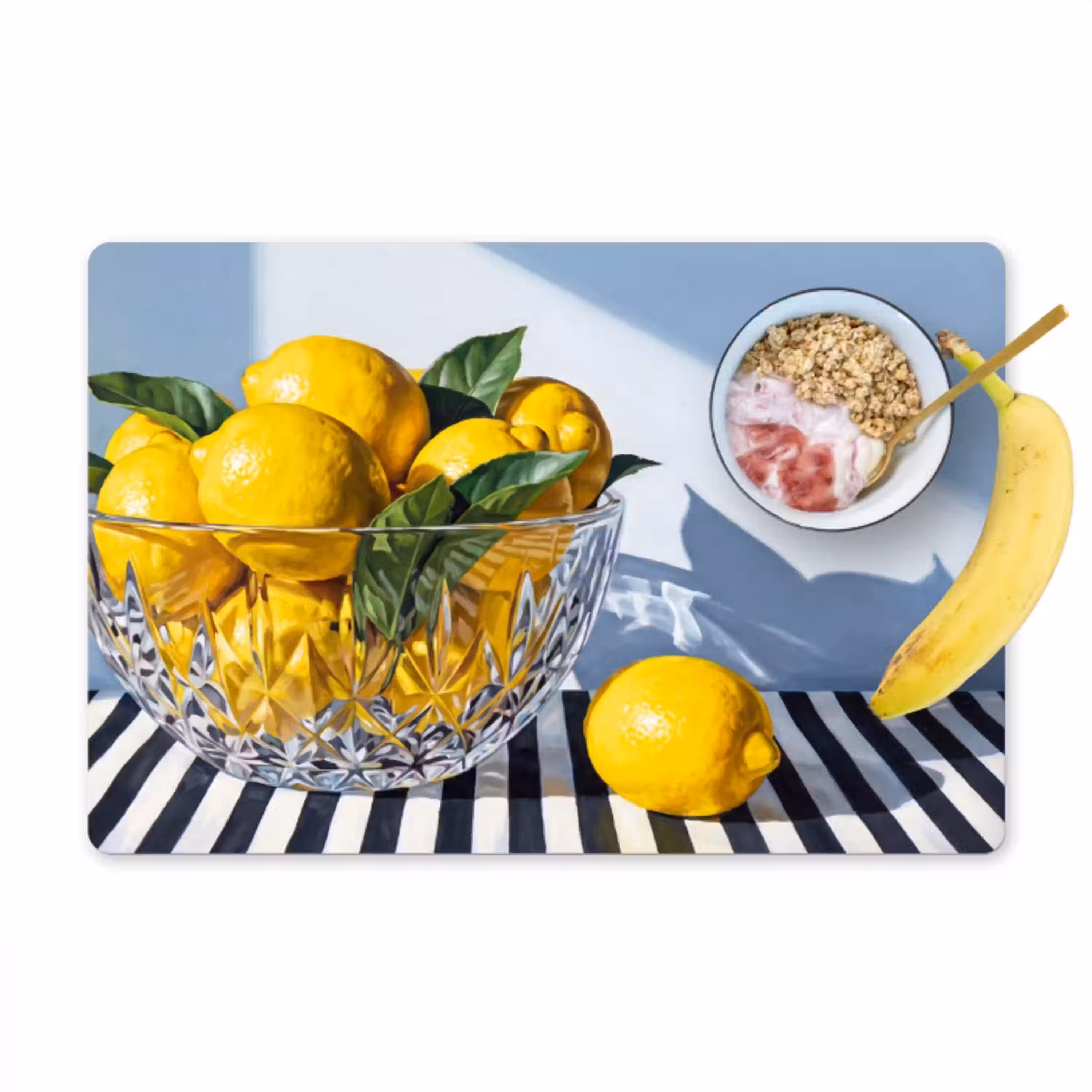 Citroenen - Fruit - Geel Placemat vinyl groot -zzzproduct_Kitchenyeah-website