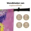 Zonnebril - Vrouw - Jas - Veren Wandkleed katoen klein -sfeer2