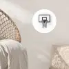 Basketbalbord - Minimalistisch - Zwart Wandcirkel behangsticker klein -sfeer4
