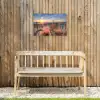 Strand - Zee - Duin - Zonsondergang - Landschap Tuinposter op houten frame 2 cm dik klein -sfeer4