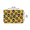 Muziek - Patroon - Geel Placemat vinyl groot 368 -specs