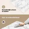 Marmer - Zuiver - Grijs - Aders Inductie beschemer met haakjes klein 777 -ky-schoon-nl