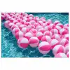 Strandballen - Roze - Water poster papier klein -3d