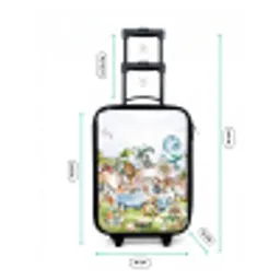 Busje vol dieren Kinderkoffer - Zwart klein -productfoto_formaten