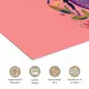 Paars - Kever - Stipjes - Bloemen poster papier klein -closeup_NL