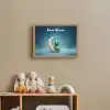 Maan - Ruimtewezen - Blauw Light Box met batterij (Wandlamp kind) middel -sfeer2_kind