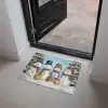 Vrolijk -  Sneeuw - Kleurrijk Deurmat klein -sfeer5