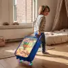 Pastel skyliner Kinderkoffer - Blauw klein -sfeer1