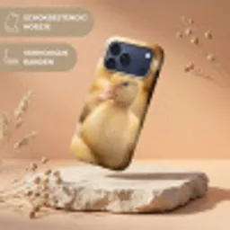 Pijltje - Eend - Natuur - Geel Toughcase MagSafe Apple iPhone 17 Pro Max klein -USP_RandenV_NL