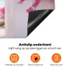 Zee - Roze - Bloemen - Poort Inductie beschermer vinyl 3mm klein -zzzzzzz-td-onderkant