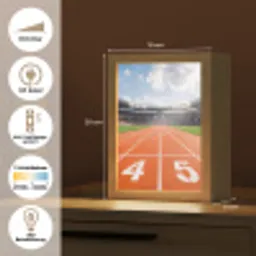 Sintelbaan - Stadion - Sport -Oranje Light Box met kabel (Kinderlampje) klein -USP_DE