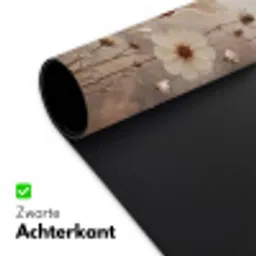 Wilde bloemen - Botanisch - Vintage - Natuur - Rustiek Muismat XXL klein -sfeer2