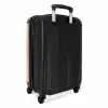 Retro disco patroon kleurrijk NBS - Handbagage koffer - Volwassenen Unisex middel -achterkant