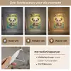 Panda - Bamboebos - Groen Light Box met kabel (Kinderlampje) klein -USP_lichtkleurNL