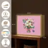 Bloemen - Quote - Kaartje - Kleurrijk Light Box met batterij (Wandlamp) middel -USP_websiteoverzichtNL